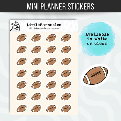 Football Planner Stickers • Football Game & Practice • Sports Calendar Stickers • Team Event Planner Labels • Athlete Journal Stickers