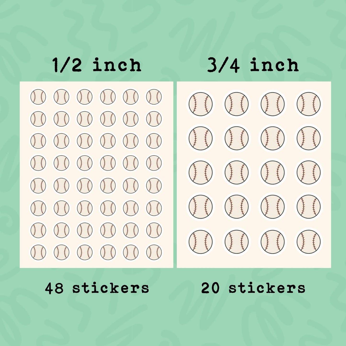 Baseball Planner Stickers • Sport Sticker Set • Baseball Game & Practice Reminders • Cute Baseball Stickers for Planner or Calendar