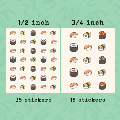 Sushi Planner Sticker • Sushi Night Reminder • Cute Sushi Date Label • Food & Drink Planner Stickers • Calendar Meal Sticker