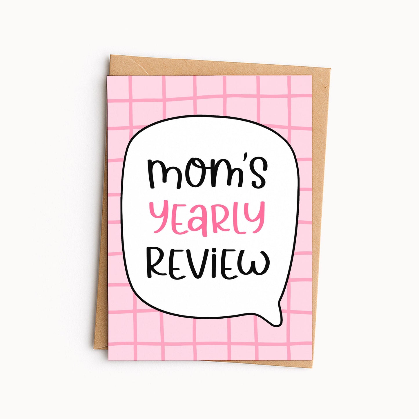 New Mom Mother’s Day Card • Mom Yearly Review Card • Funny Mom Card • Happy Mother’s Day Card • Mom Appreciation Card