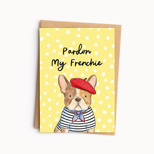 Frenchie Belated Birthday Card • Funny French Bulldog Card • Late Birthday Card • Parisian Dog Card • Frenchie Lover Gift