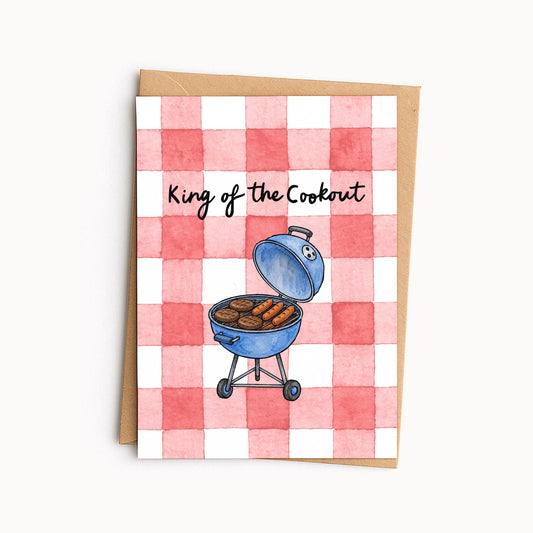 Father’s Day Grill Card • Cute Grill Master Dad Card • Funny Dad Joke Greeting Card • BBQ Card for Dad or Stepdad