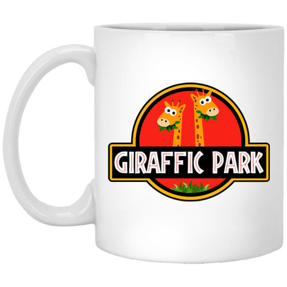Giraffic Park Mug Jurassic Park 90s Movie Coffee Cup