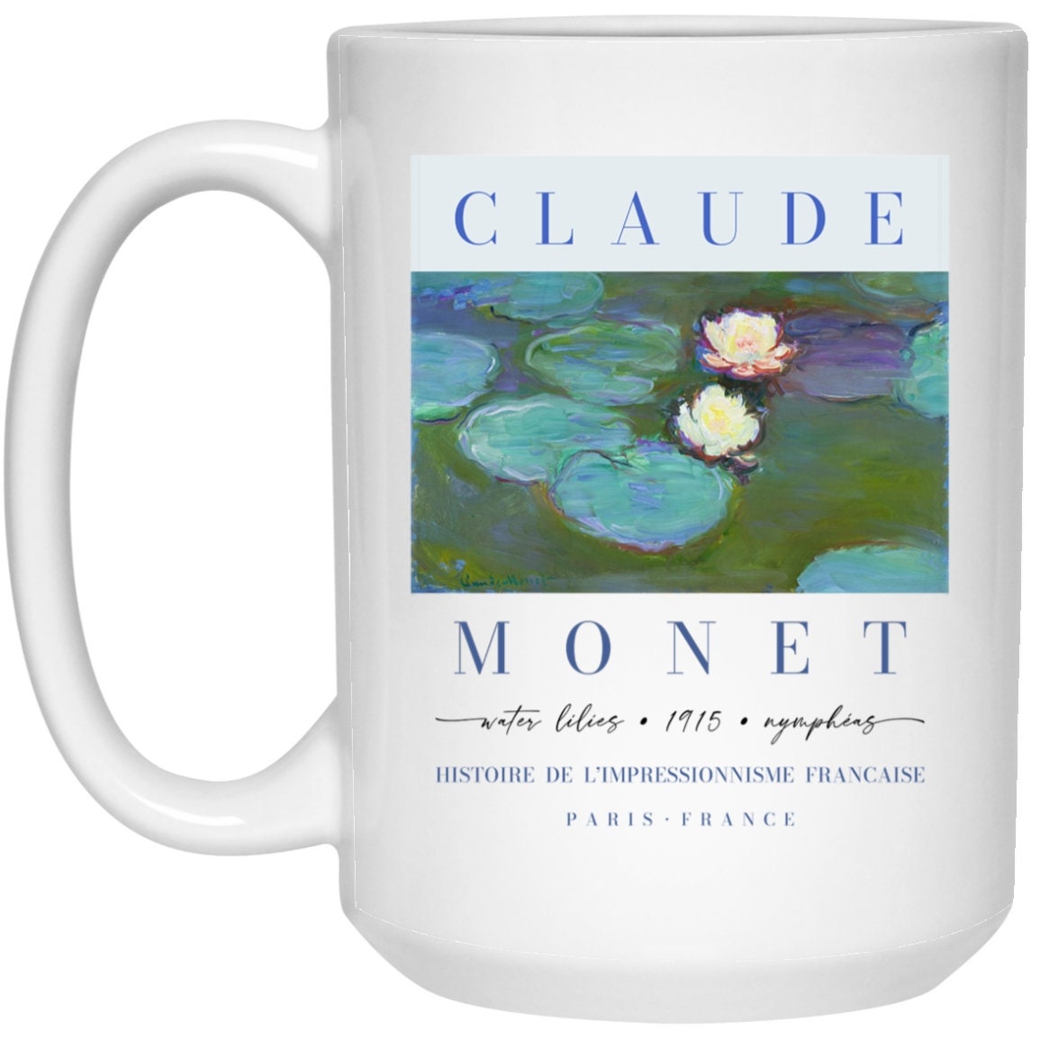 Claude Monet Mug Water Lilies Coffee Cup