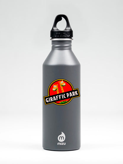 Funny Giraffe Movie Parody Sticker • Waterproof Vinyl Animal Decal • 90s Movie Inspired Humor • Cute Giraffe Laptop Water Bottle Sticker