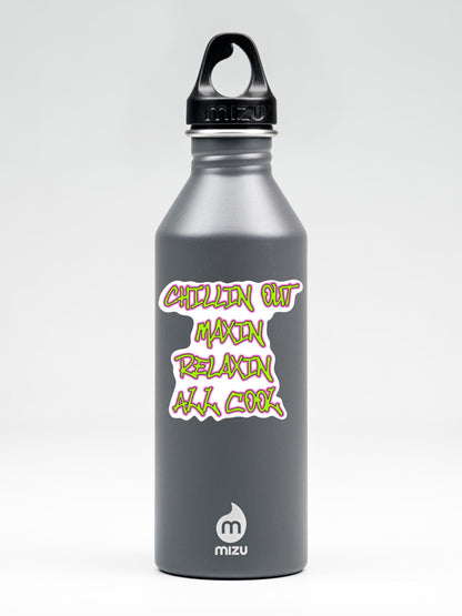 Fresh Prince Inspired Sticker • 90s TV Show Vinyl Decal • Waterproof Retro Nostalgia Sticker • Funny Fan Gift • Laptop Water Bottle