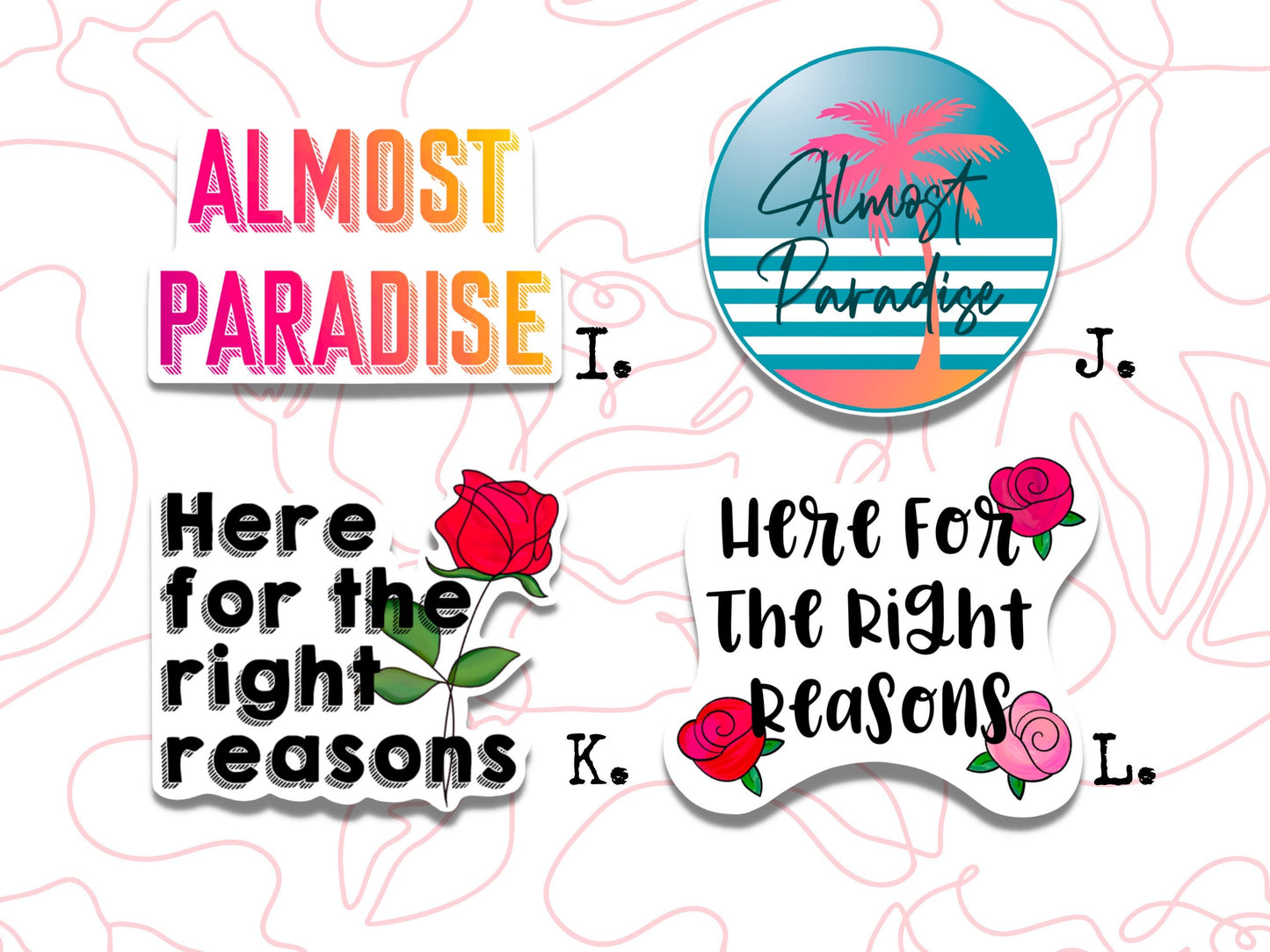 The Bachelor Inspired Vinyl Sticker • Funny TV Show Quote Decal • Waterproof Reality TV Sticker • Fan Gift • Laptop Water Bottle
