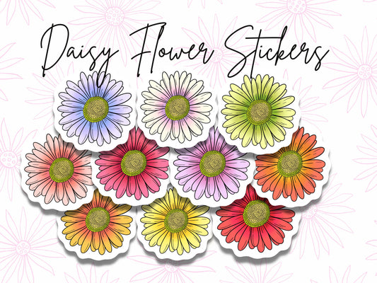 Daisy Flower Sticker