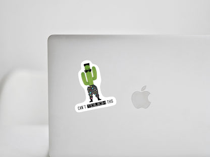 Can’t Touch This Sticker • Cute Cactus Succulent Decal • 90s Nostalgia Humor Sticker • Funny Plant Lover Gift • Waterproof Vinyl