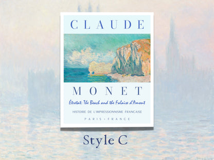 Claude Monet Inspired Sticker • Waterproof Vinyl Art Decal • Impressionist Painting Sticker • Art Lover Gift • Laptop Water Bottle