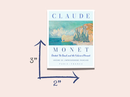 Claude Monet Inspired Sticker • Waterproof Vinyl Art Decal • Impressionist Painting Sticker • Art Lover Gift • Laptop Water Bottle