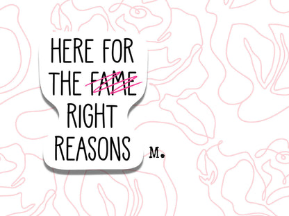 The Bachelor Inspired Vinyl Sticker • Funny TV Show Quote Decal • Waterproof Reality TV Sticker • Fan Gift • Laptop Water Bottle