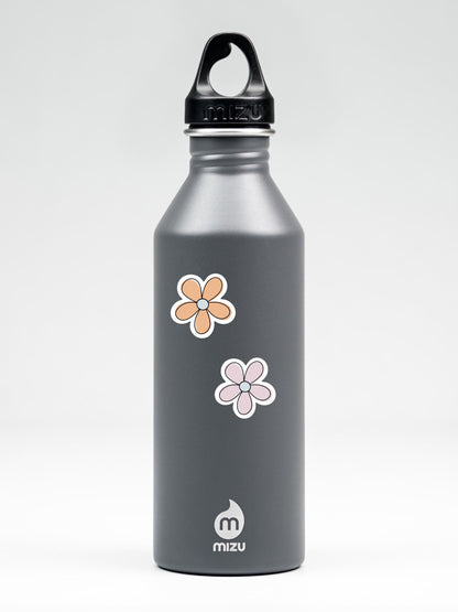 Mini Neutral Flower Sticker Sheet • Waterproof Vinyl Planner Stickers • Soft Floral Decals • Minimal Botanical Stickers • Journal Calendar