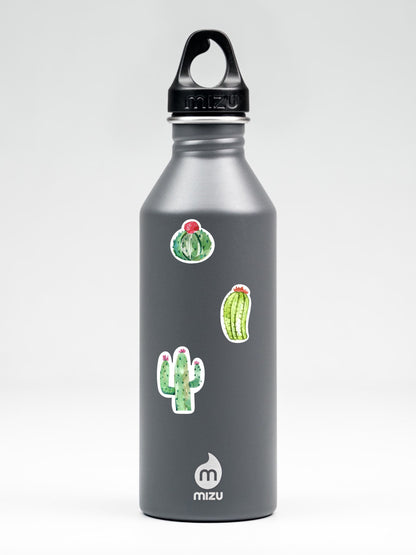 Mini Cactus Sticker Sheet • Waterproof Vinyl Cactus Stickers • Cute Succulent Decals • Small Plant Stickers • Planner Water Bottle