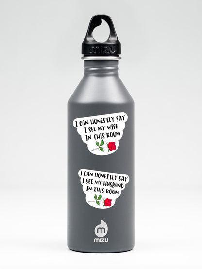 Bachelor Inspired Waterproof Vinyl Sticker • Husband Wife Gift • Reality TV Fan Decal • Funny Relationship Sticker