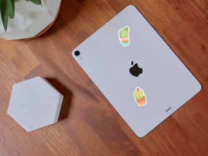 Mini Succulent Sticker Sheet • Waterproof Vinyl Plant Stickers • Cute Botanical Decals • Small Plant Lover Stickers • Laptop Water Bottle