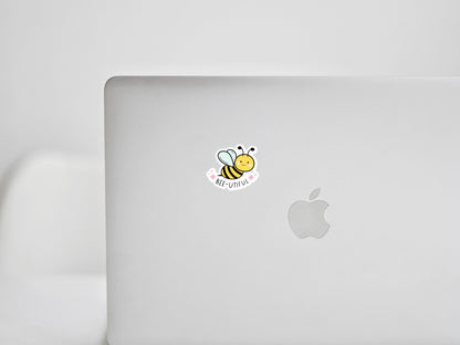Mini Bee Sticker Sheet • Waterproof Vinyl Bumble Bee Stickers • Cute Honey Bee Decals • Small Teacher Gift • Earth Day Stickers