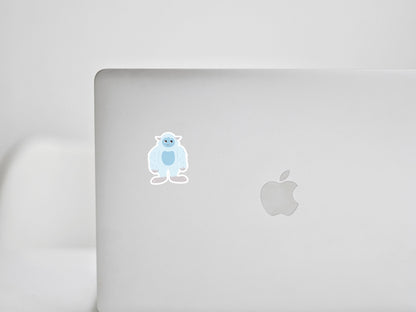 Mini Yeti Sticker Sheet • Waterproof Vinyl Cute Yeti Stickers • Funny Cryptid Decals • Small Laptop Water Bottle Planner Stickers