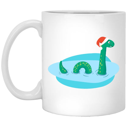 Christmas Loch Ness Monster Mug Nessie