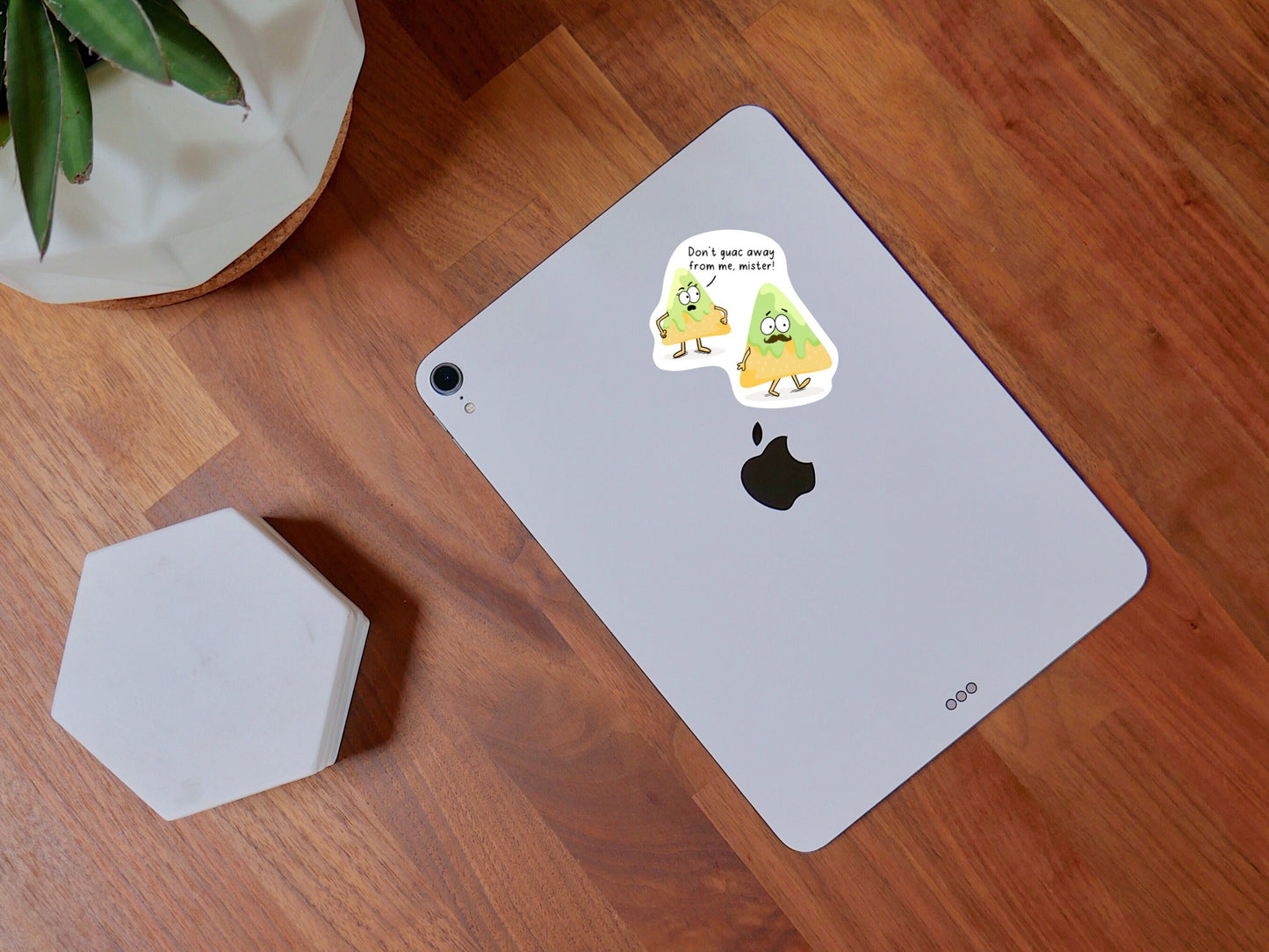 Guacamole Sticker Cartoon Avocado Sticker