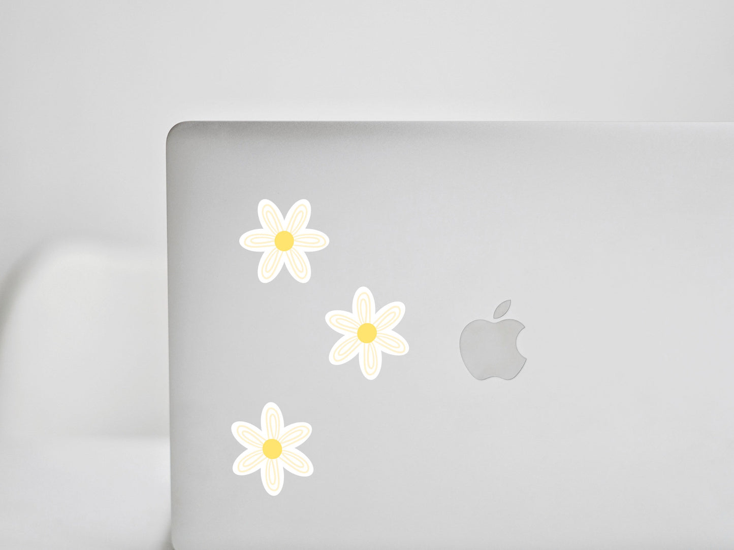 Mini White Daisy Flower Sticker Sheet Cute Small Floral Sticker