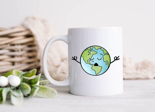 World Peace Mug Meditation Coffee Cup Happy Earth Day