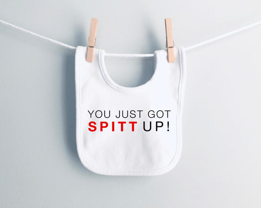 You Just Got Spitt Up Baby Bib Suits TV Show Louis Litt
