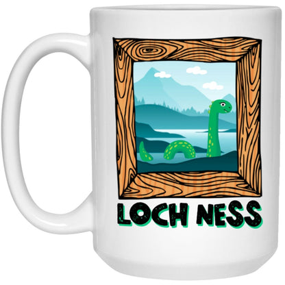 Loch Ness Portrait Mug Nessie Coffee Cup Loch Ness Monster Cartoon