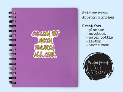 Fresh Prince Inspired Sticker • 90s TV Show Vinyl Decal • Waterproof Retro Nostalgia Sticker • Funny Fan Gift • Laptop Water Bottle