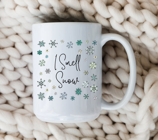 I Smell Snow Mug Gilmore Girls Coffee Cup