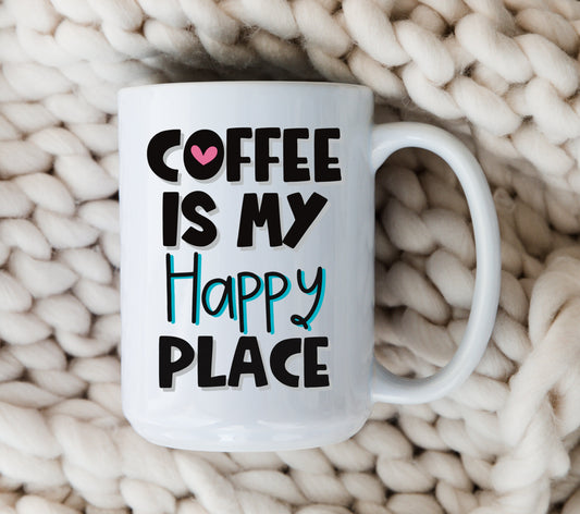 Coffee is My Happy Place Mug