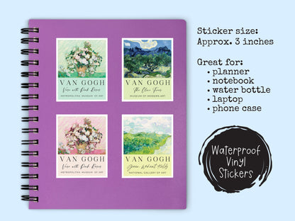 Van Gogh Sticker Collection Classic Art
