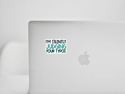 Funny Typo Sticker • Sarcastic Grammar Humor Decal • Waterproof Vinyl Word Nerd Sticker • Writer Editor Gift