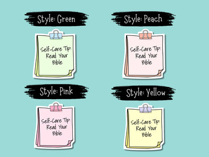 Self Care Sticker Faith Christian Mental Health Jesus Sticker