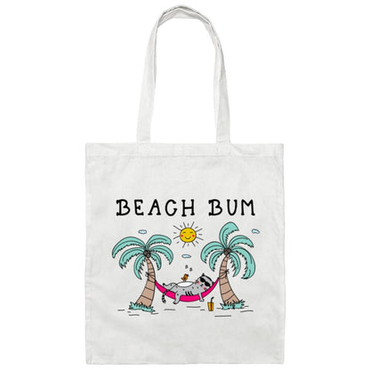 Beach Bum Cat Tote Bag