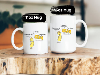 Cartoon Impasta Mug Celiac Disease Gluten Coffee Cup