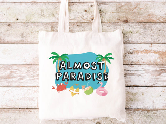 Almost Paradise Canvas Tote Bag Bachelor In Paradise