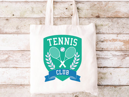 Tennis Club Tote Bag