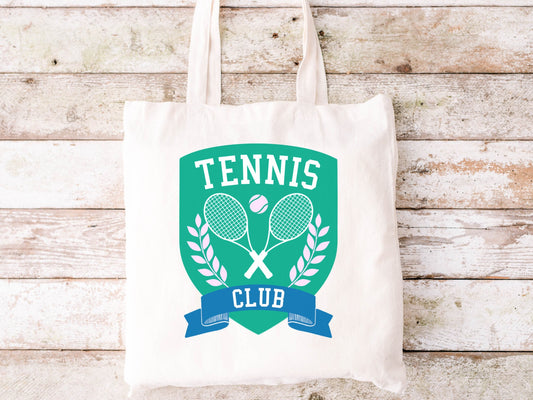 Tennis Club Tote Bag