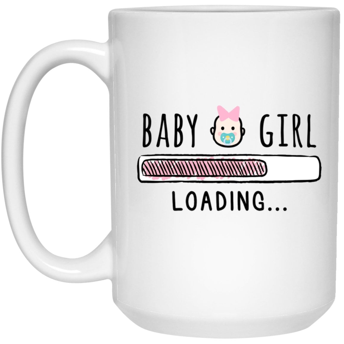 Baby Girl Loading Pregnancy Mug New Mom