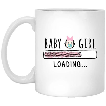 Baby Girl Loading Pregnancy Mug New Mom