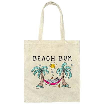Beach Bum Cat Tote Bag
