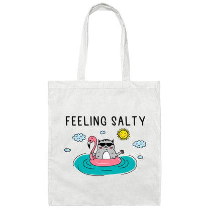 Feeling Salty Cat Tote Bag