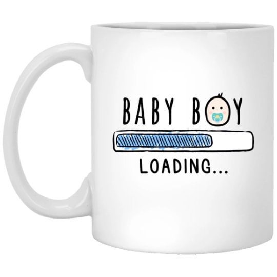 Baby Boy Loading Pregnancy Mug New Mom