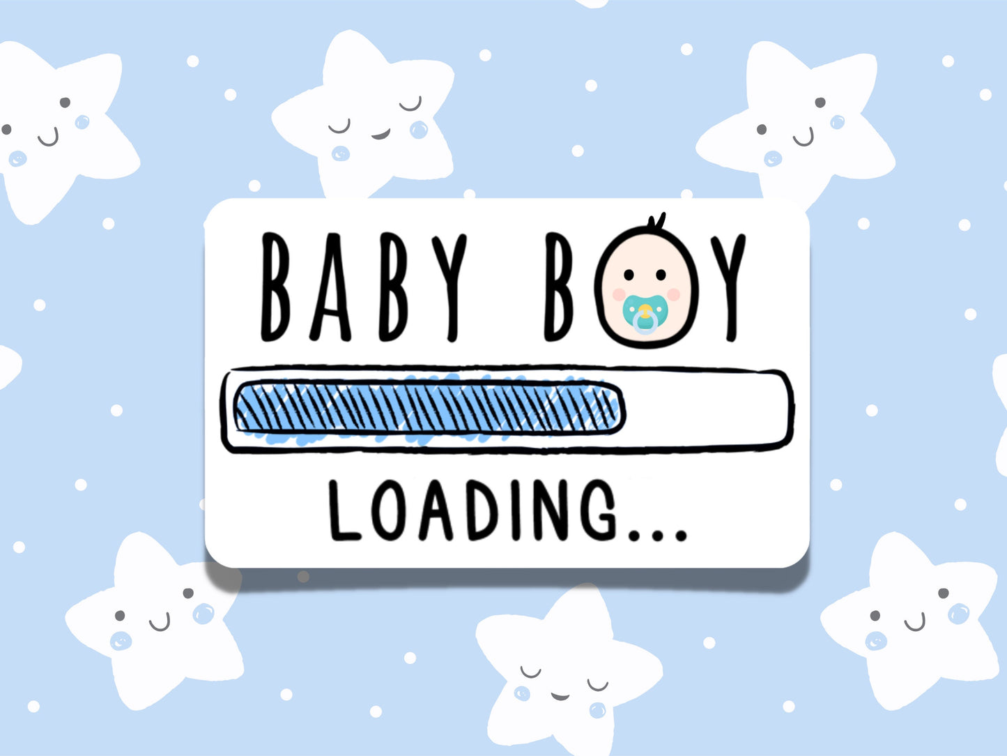 Pregnancy Sticker Baby Boy Girl Baby Shower