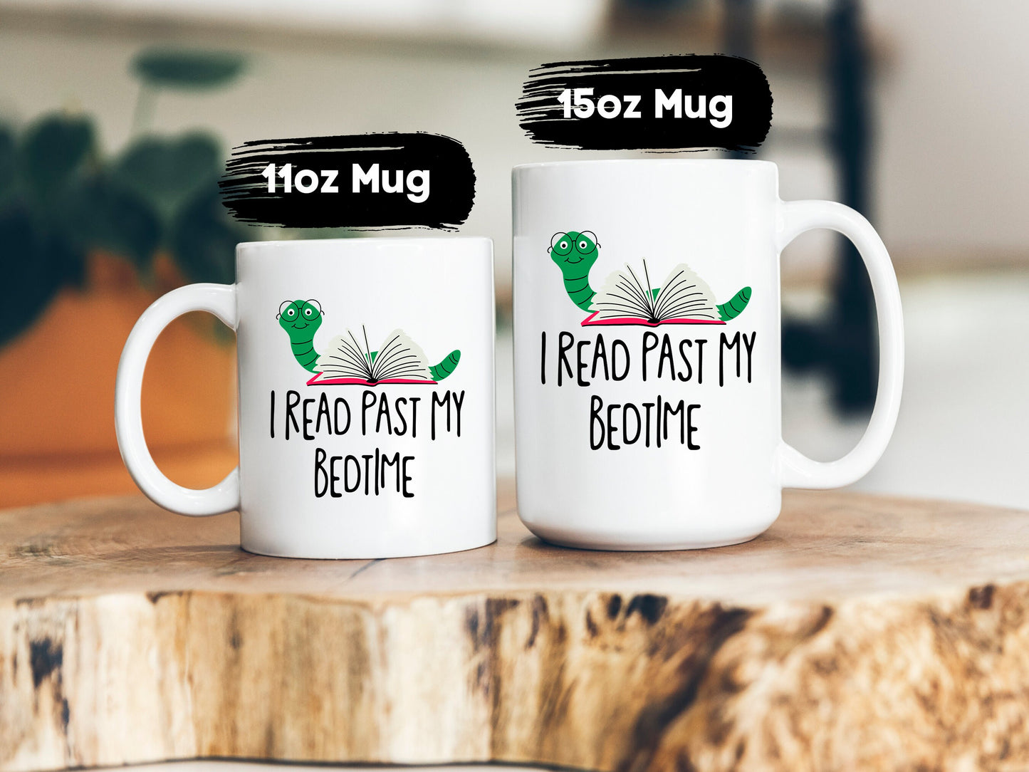 Bookworm Mug for Book Lover