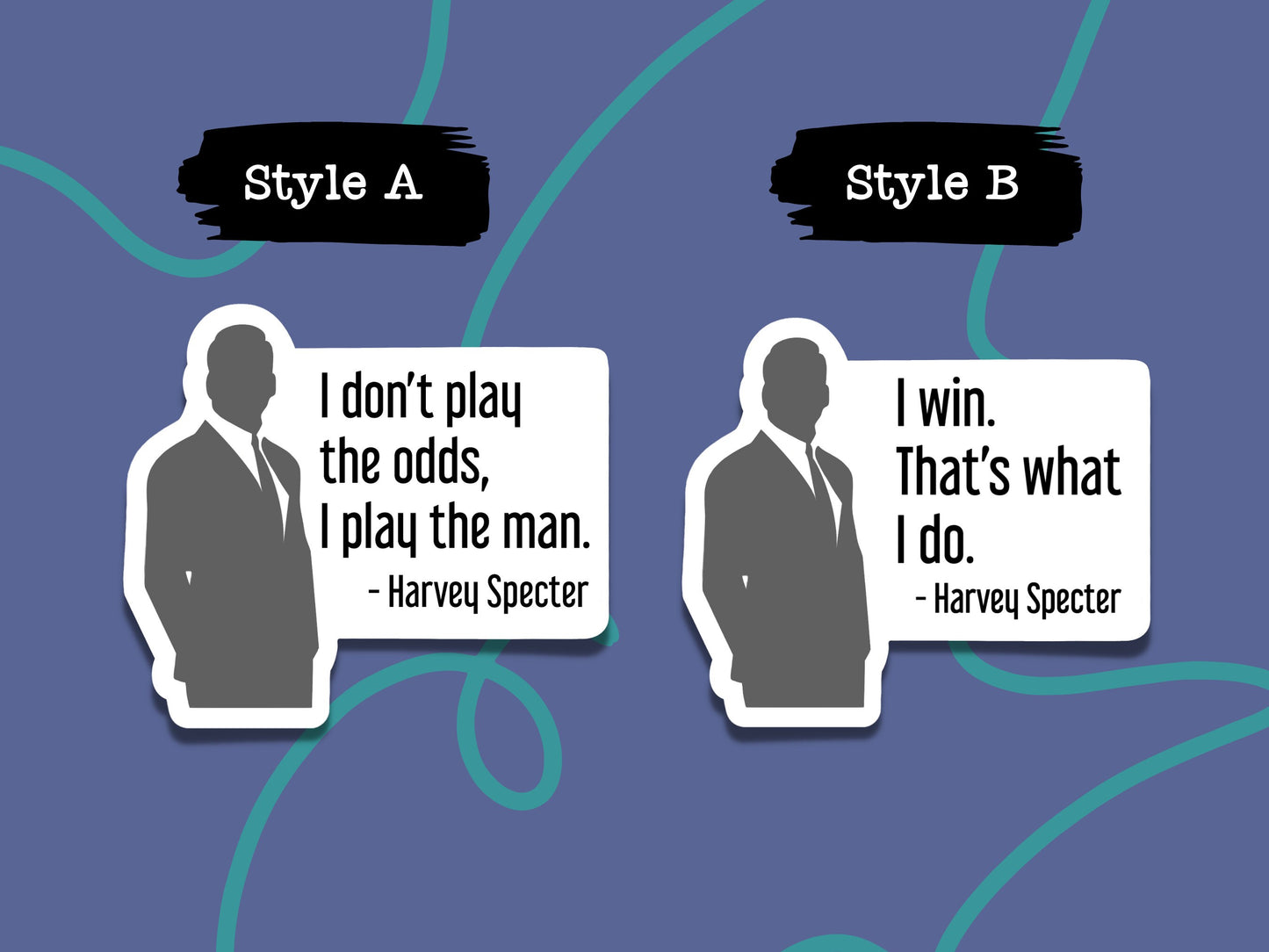Harvey Specter Quote Sticker Suits TV Show Attorney Law - Variety 3