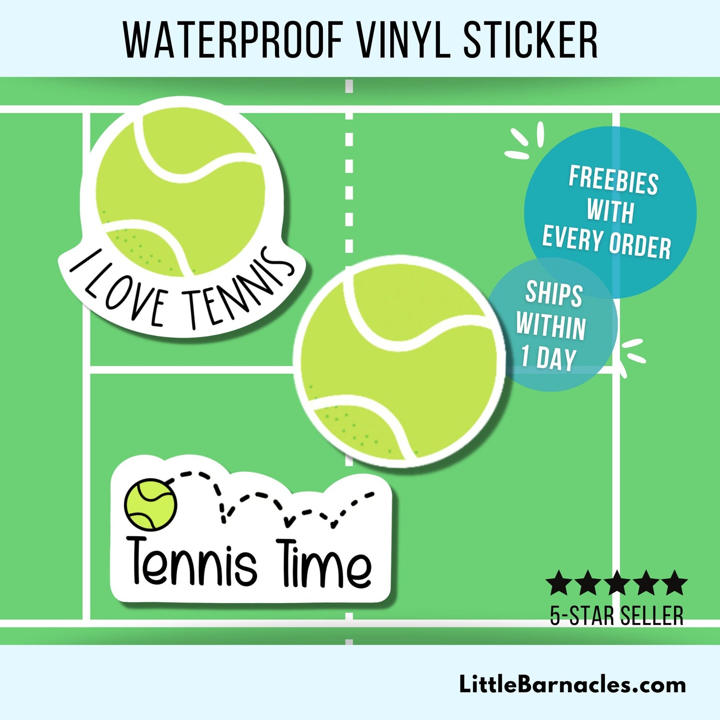 Tennis Sticker Tennis Ball