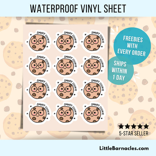 Mini Cookie Sticker Sheet Teacher Sticker Cute Cookie Small Stickers