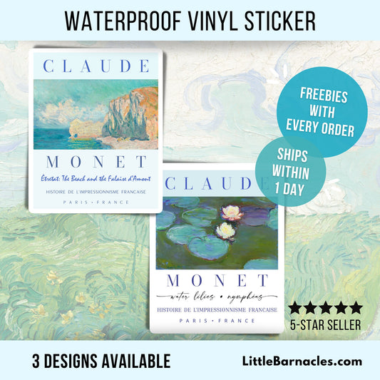 Claude Monet Sticker Collection